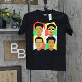 The Children's Place Boys Short Sleeve Hair Inclusivity Graphic T-Shirt Black L