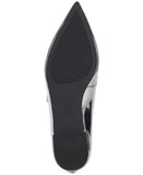 INC International Concepts Womens Valan Triple-Strapped Flats Silver Gray 10M