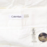 Calvin Klein Womens Plus Size Linen Slim-Ankle Pants X02PA806 White 20W