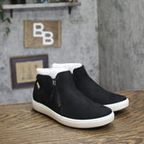 Ecco Soft 7 Side-Zip Low Bootie Sneaker 430243 Black Nubuck US 6M-6.5M (EUR 37)