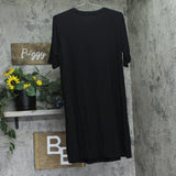 A Pea in the Pod Womens Knit A-Line Maternity Dress Black L
