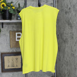 North Face Mens Performance Wander Sleeveless Tee NF0A7QNN760 Acid Yellow XXL