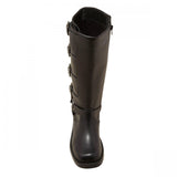 Wild Fable Womens Rebel Tall Moto Buckle Boots 90366583 Black 7M