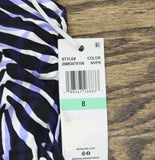 Anne Cole Womens Square Neck One-Piece Swimsuit 26MO078106 Navy Print Multi 8