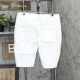 DG2 by Diane Gilman Classic Stretch Pull-On Bermuda Short Ivory Off White 1X