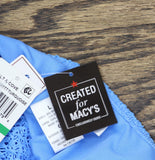 Salt + Cove Juniors Crochet Ruffle-Trim Midkini Swim Top SC25089TT Capri Blue L