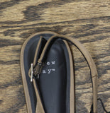 A New Day Camille Satin Slingback Bow Flats 94648295 Brown 8.5M