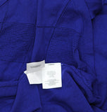 Kasper Womens Open Front Pointelle Pattern Knit Sweater Cardigan 10920021 Blue S
