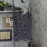 CCX Womens Trendy Plus Size Summer Daisy Camisole Top Summer Daisy Black 18W