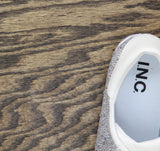 INC International Concepts Womens Aideen Wedge Sneakers Silver Bling Gray 9.5M