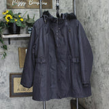Susan Graver Plus Size Hooded Parka with Removable Vest Gray See Measurements