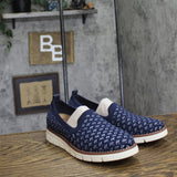 Easy Spirit Valina Slip-On Knit Flex Comfort Shoes SEVALINA15 Dark Blue Multi 6M