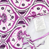 Swim Solutions Womens Printed Nylon Tankini Swim Top 806834 Magenta Purple 16