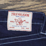 True Religion Womens Becca Mid Rise Crystal Pocket Jeans 2s Body Rinse Blue 27