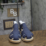 Easy Street Womens Freeport Wedge Heeled Sandals FREEPORT Navy Blue 8.5M