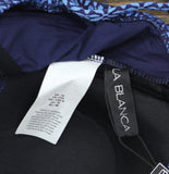 La Blanca Charmed Coast Tankini Swimsuit Top LB5SB86 Chambray Blue 14