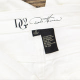 DG2 Womens Virtual Stretch Pull-On Bermuda Short 655128 White S