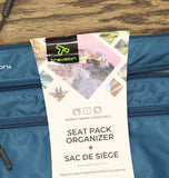 Travelon Seat Pack Organizer Zipper Travel Pouch 43511-383 Teal Blue One Size