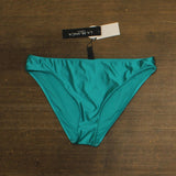 La Blanca Earth Goddess Scoop Front Hipster Swimsuit Bottom Teal Blue Green 12