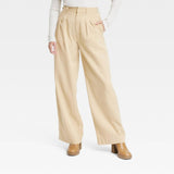Universal Thread Women's High-Rise Loose Fit Pleated Chino Pants 88083218
