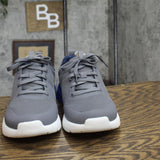 S Sport By Skechers Mens Lace Up Low Top Troy Sneakers 88421362 Gray / Blue 10.5