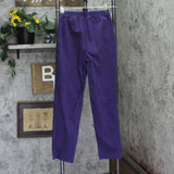 Denim & Co. Waist Stretch Regular Side Pocket Pants Deep Grape Purple XS