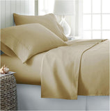 Ienjoy Home 100% Soft Brushed Microfiber 4-Piece Full Sheet Set Gold Yellow Full