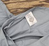Ienjoy Textured Seersucker Box 3-Piece Comforter Set Light Blue King / Cal King
