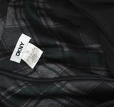 DKNY Embellished Plaid-Print Long-Sleeve Jacket Dress Pine Green / Multi 14