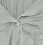 State of Day Fluid Knit Notched-Collar Top Shorts Pajama Set Glade Green 2XL