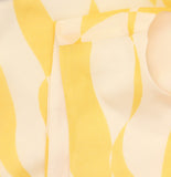 Calvin Klein Printed Chiffon Sleeveless Woven Top Lemon Amber Yellow Multi S
