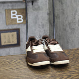 Universal Thread Womens Skyler Jogger Sneakers Double Laces Brown / White 7