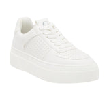 Steve Madden Faux Leather Lifestyle Casual Low Top Lace Sneaker White 9.5M