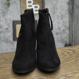 Journee Collection Womens Link Bootie Boots LINK-BLK Black 7.5M