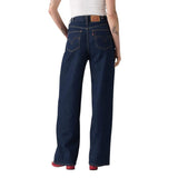 Levi's Womens Cinch Baggy Wide Leg Zip Fly Reign of the Rinse Blue 32x31