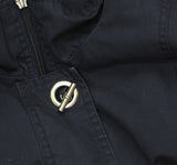 Mackintosh New England Double Closure Parka Anorak Jacket Coat Navy Blue L