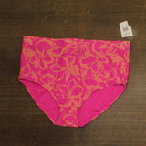 Raisins High-Waist Tummy-Control Floral Bikini Bottom N841254 Pink Multi 24W