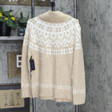 Tommy Hilfiger Women's Fair Isle Turtleneck Sweater J2XS0785