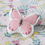 Mi Zone Kids Girls Cynthia Microfiber 3-Piece Comforter Set Pink Multi Twin