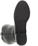 INC International Concepts Womens Fawne Riding Leather Boots FAWNE Black 6M