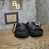 A New Day Womens Meg Sandals 2-Band Buckle 94748246 Black 7M