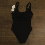 Salt + Cove Ribbed Scrunch One-Piece Swimsuit SC251007BO Black S