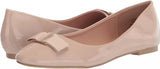 Journee Collection Womens Kim Patent Slip On Ballet Flats Nude Brown 7.5M