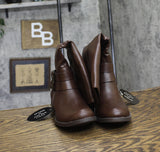 Style & Co. Womens Maliaa Faux Leather Knee-High Boots Brown Smooth 5M