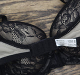 Wacoal Womens Lace Finesse Contour Bra 853201 853201 Black Toast 36B