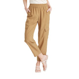 A New Day Womens High-Rise Ankle Cargo Pants 90987547 Tan Brown M