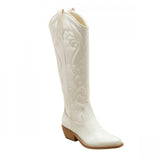 Wild Fable Womens Kenzi Wide Calf Western Boots Insole Ivory Off White 7M-WC