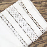 DG2 Womens Classic Stretch Crochet Hem Cropped Jean 725438 Ivory Off White 2P