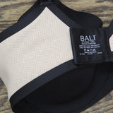 Bali Womens Coolest Smoothing Underwire T-Shirt Bra Black with Almond 38C