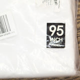 Elrene Solace Blackout Window Curtain Panel with Rod Pocket White 52x95